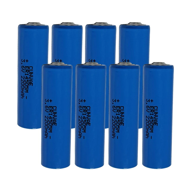 

8 шт. ER14505 ER14505H батарейка AA 3,6 В 2200 мАч литиевая батарея smart meter batteria LS14505 14505 ER14505M аккумулятор