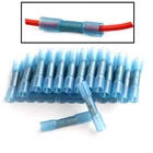 Термоусадочные соединители для проводов AWG 16-14 1,5-2, 5 мм2, водонепроницаемые, синие, 102550 шт.