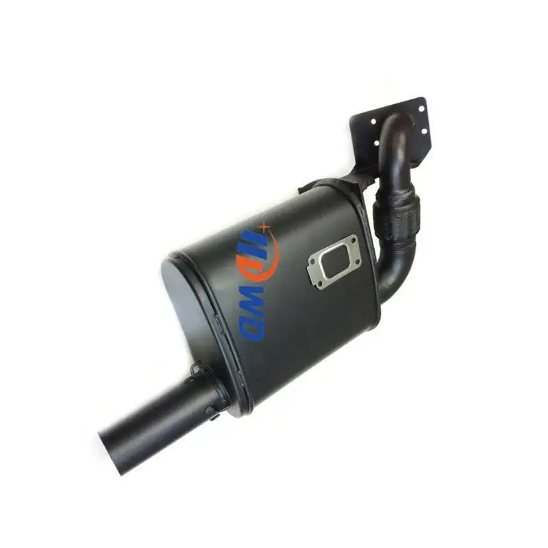 

Exhaust Silencer Muffler 128/H7629 320/06006 for JCB 3CX