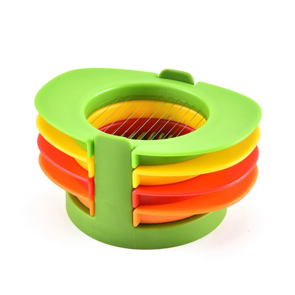 

Egg Slicer Cutter 4 In 1 Stainless Steel Cutting Egg Strawberry Lemon Mushroom Slicer Multi Purpose Home Kitchen Tool