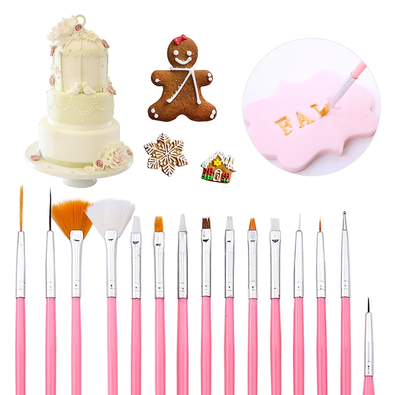 Кисть для рисования тортов многофункциональные кисти глазирования кондитерских