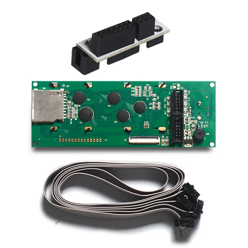 Желтый цветной 3D принтер Reprap Smart Control ler 2004 ЖК дисплей для sanguinolu|reprap 3d|lcd 3d printerfor printer