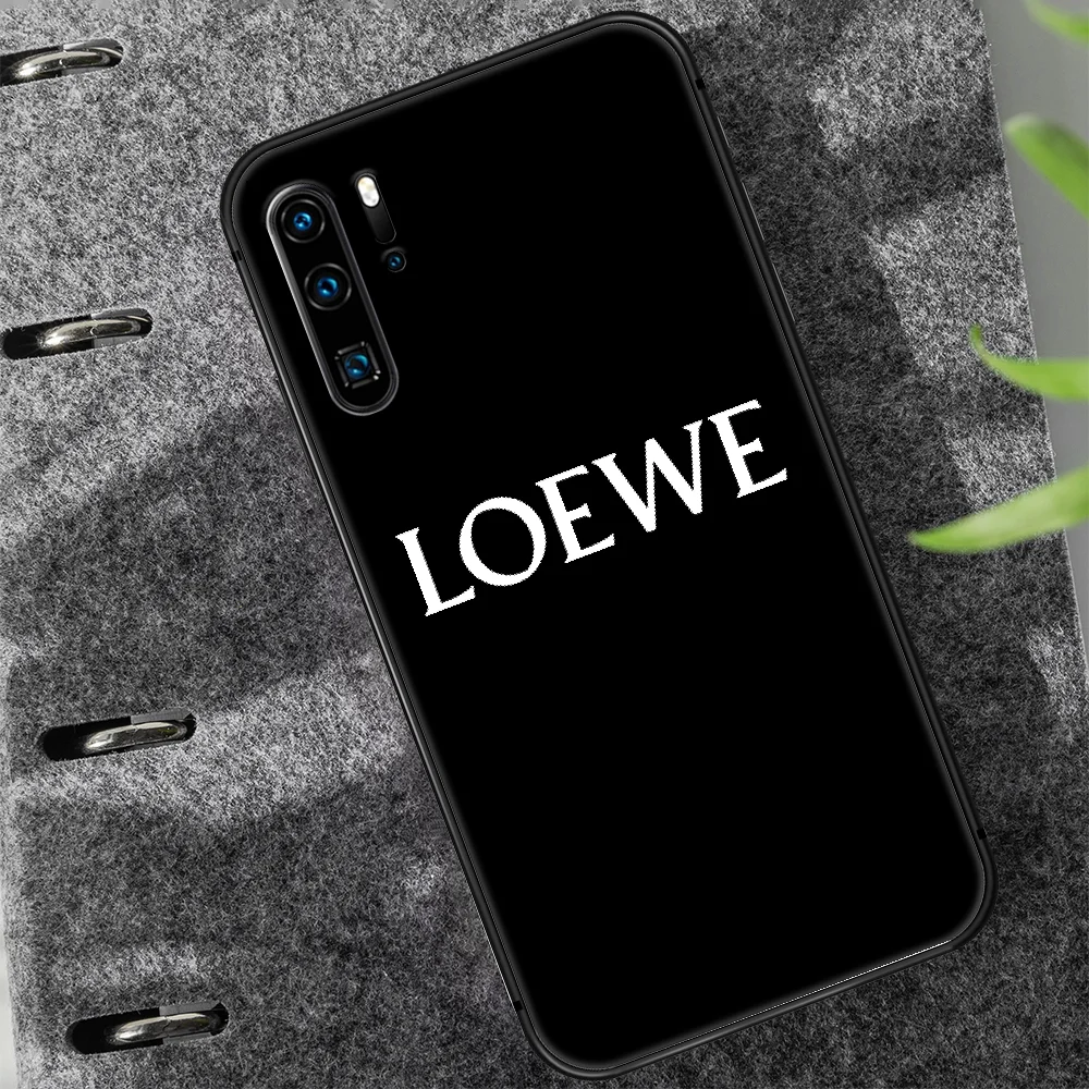 

Spanish luxury brand Phone Case For Huawei P Mate 10 20 30 40 Lite Pro smart Z 2019 nova 5t black Cell Painting Etui Silicone