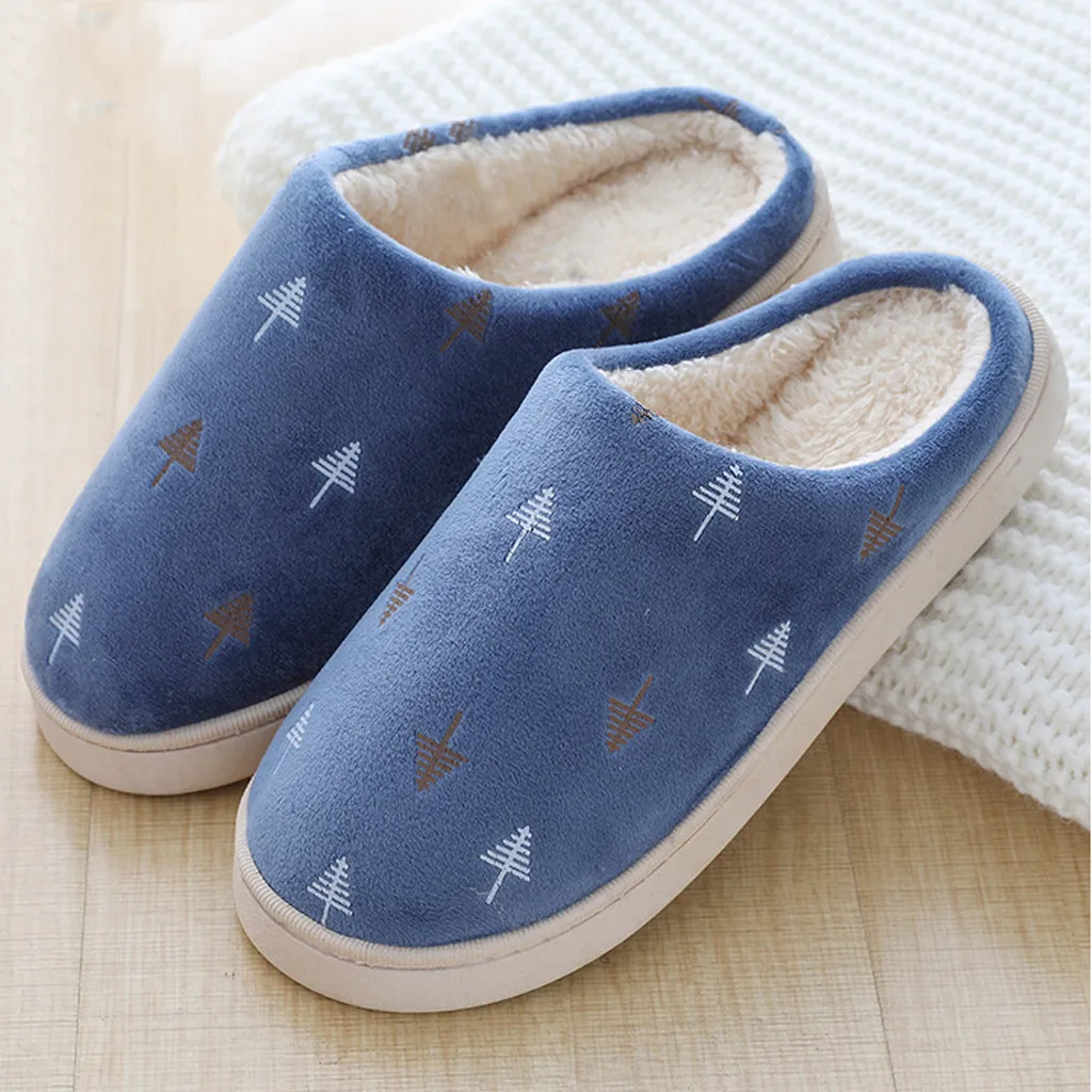 Мягкие плюшевые домашние тапочки для женщин и мужчин домашняя хлопковая обувь