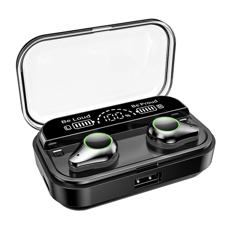 Bluetooth наушники беспроводные игровая гарнитура с аккумулятором 3500 мАч микрофоном