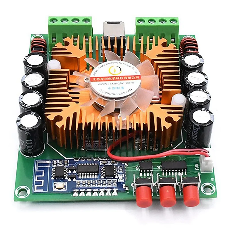 TDA7850 Bluetooth 5 0 аналоговая схема BTL Плата усилителя мощности XH A373 4X50W автомобильной