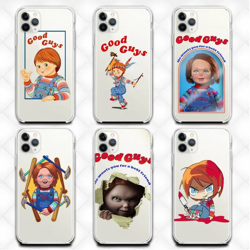 

Chucky Good Guys Phone Case Transparent Case For Iphone 6 6s 7 8 Plus XR X XS XSmax 11 12 13 Pro Mini Max