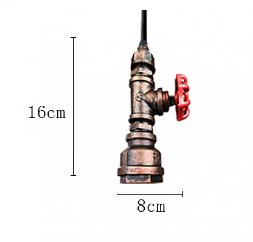 Шнур подвесной с разъемом бронзовый винтажный светильник для водопроводной