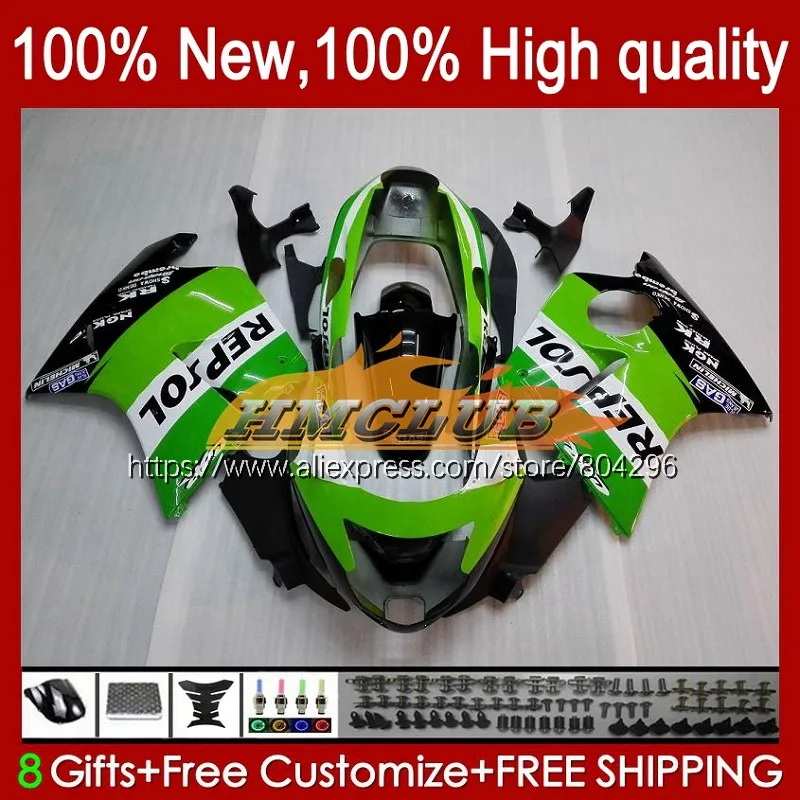 

Blackbird For HONDA CBR1100XX Repsol green 1996 1997 1998 1999 2000 2001 20No.23 CBR1100 XX CBR 1100XX 02 03 04 05 06 07 Fairing