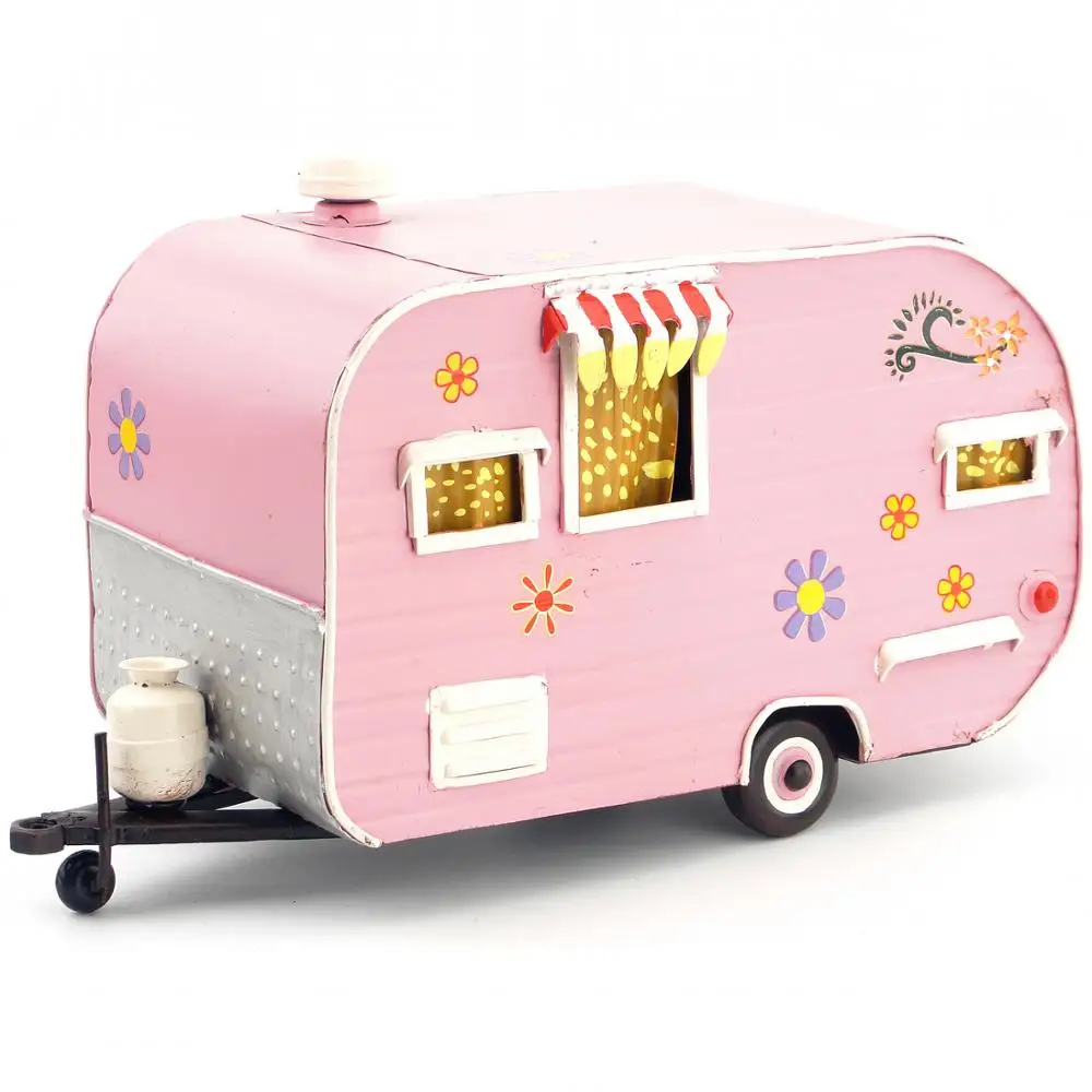 Железная ретро-модель автомобиля семейное украшение походный Автомобиль RV