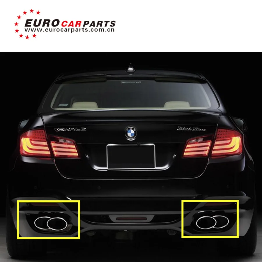 5 серий F10 нержавеющая сталь exhuast труба глушитель наконечники W style подходит для F18