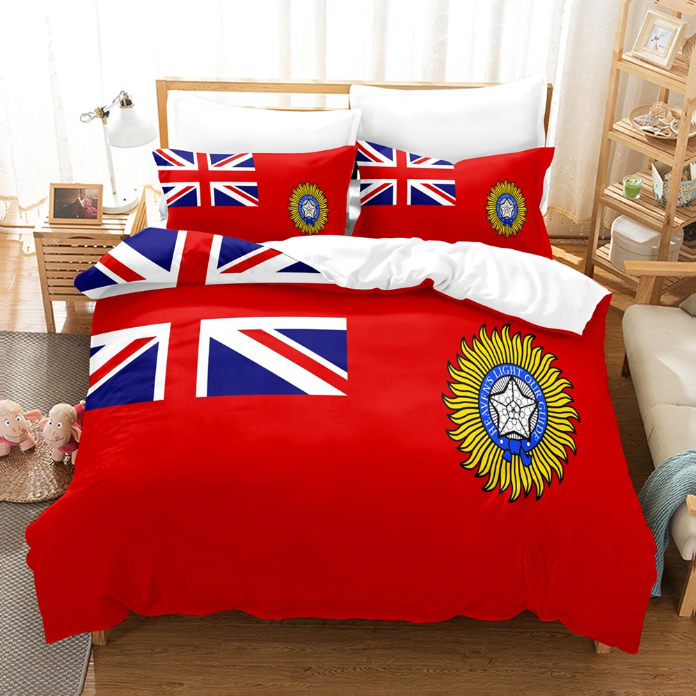 USA Flag Bedding Set Single Twin Full Queen King Size Europe America Developed Country Bed Children постельное бельё | Дом и