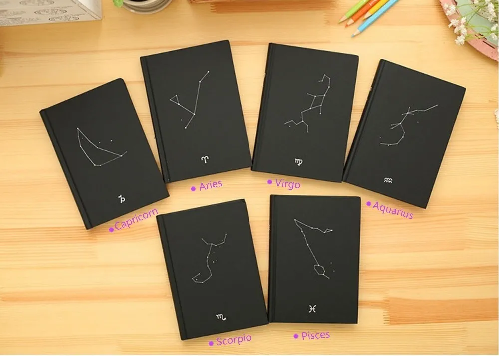 Альбом для зарисовок для заметок граффити твердая обложка 12 Созвездие черный дневник тетради школьные принадлежности канцелярский магазин подарок