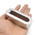 Подвеска для мошонки Мужская, из нержавеющей стали, плоская металлическая