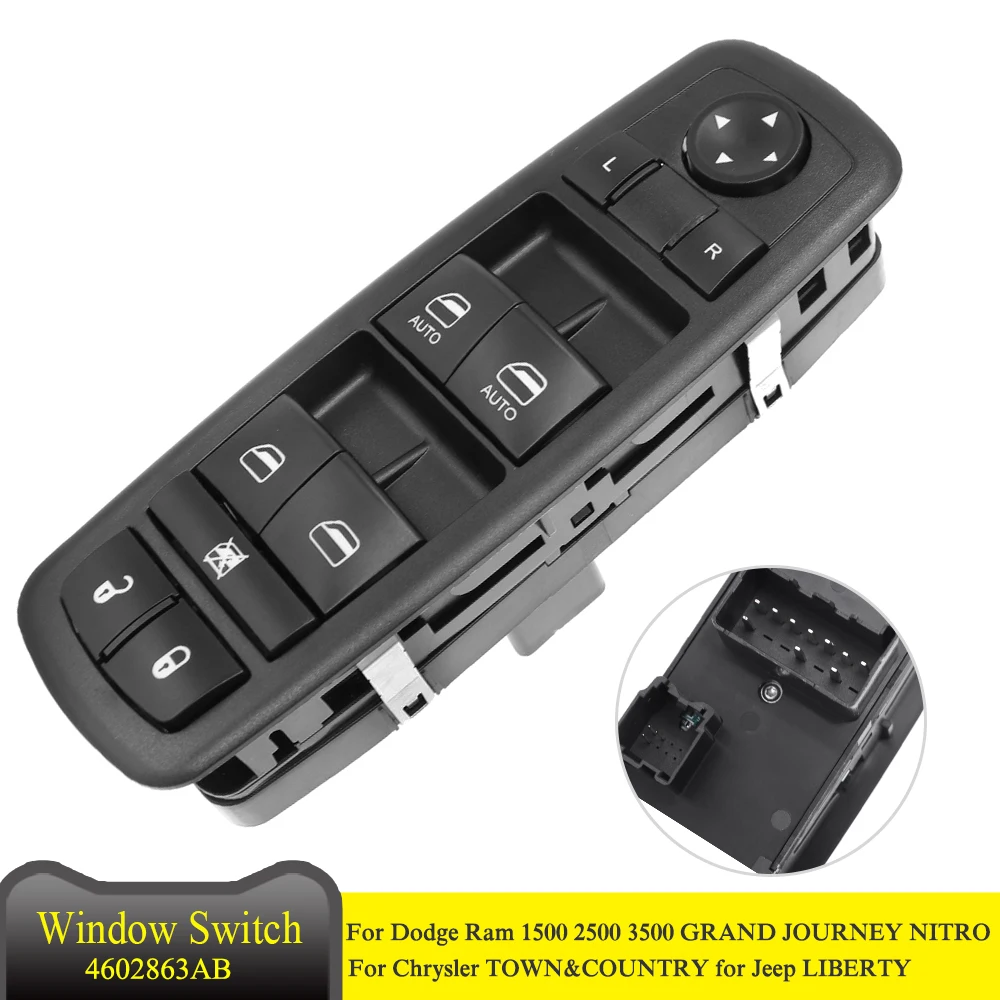Электрический главный переключатель окна для Dodge Ram 1500 2500 Chrysler TOWN & кантри Jeep LIBERTY