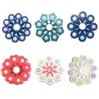 Спиннер-антистресс разных видов, игрушки, пузырьковая ручная сенсорная игрушка, игрушки-антистресс, детская игрушка с простым затемнением Поп Ит