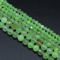 natural semi precious stone beads prehnite 6 10mm for diy jewelry making necklace home decoration gift