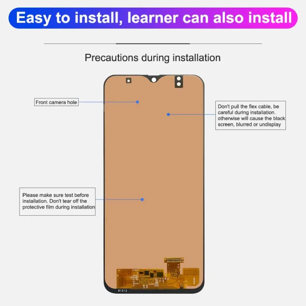

Replacement AMOLED Touch Screen Digitizer for Samsung Galaxy A30 A305 DS A305F Touch Screen Phone Mobile Phone Parts