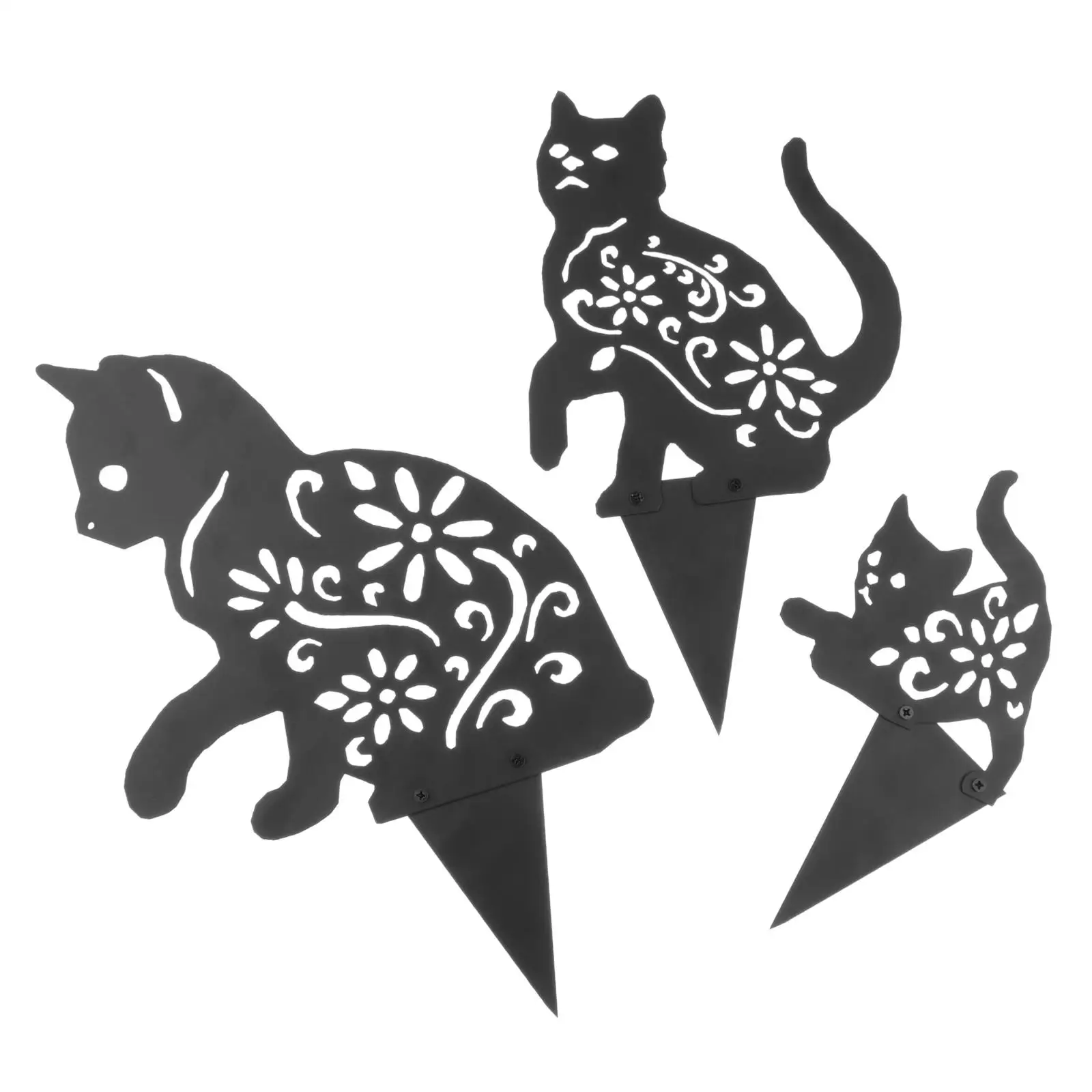 

Life Size Decorative Metal Garden Art Silhouette Stakes Lawn Decor Ornaments