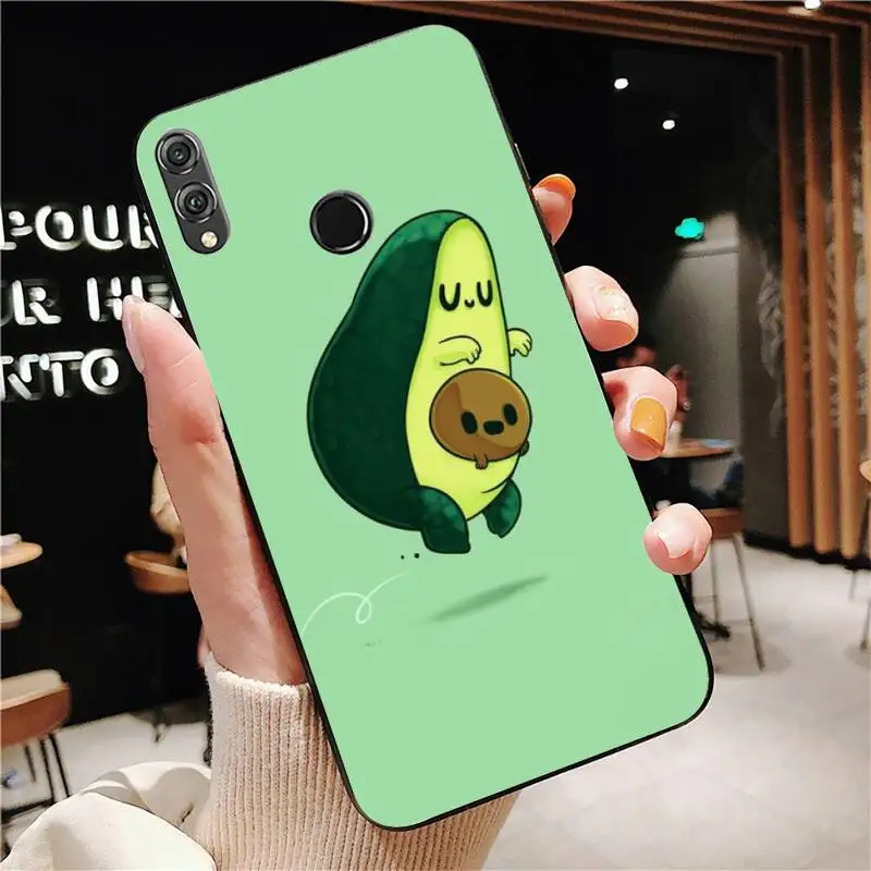

Cartoon lovely avocado Phone Case For Huawei Honor 7A 7C ru 5.7 8 8x 9 10 20lite 10i 20i Fashion Knockproof Protective Case