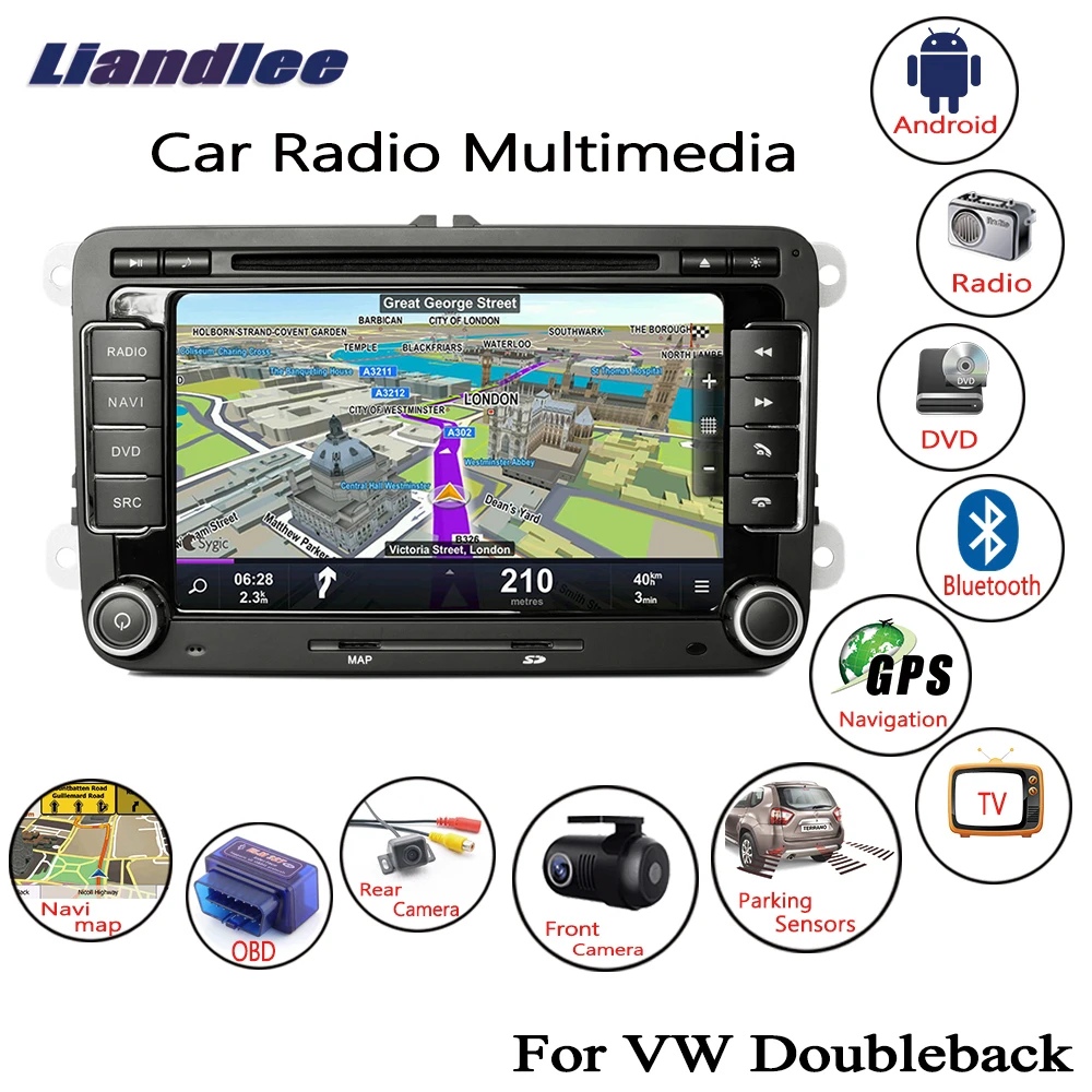 Автомобильная Мультимедийная система на Android для Volkswagen Doubleback 2010 2015 стерео