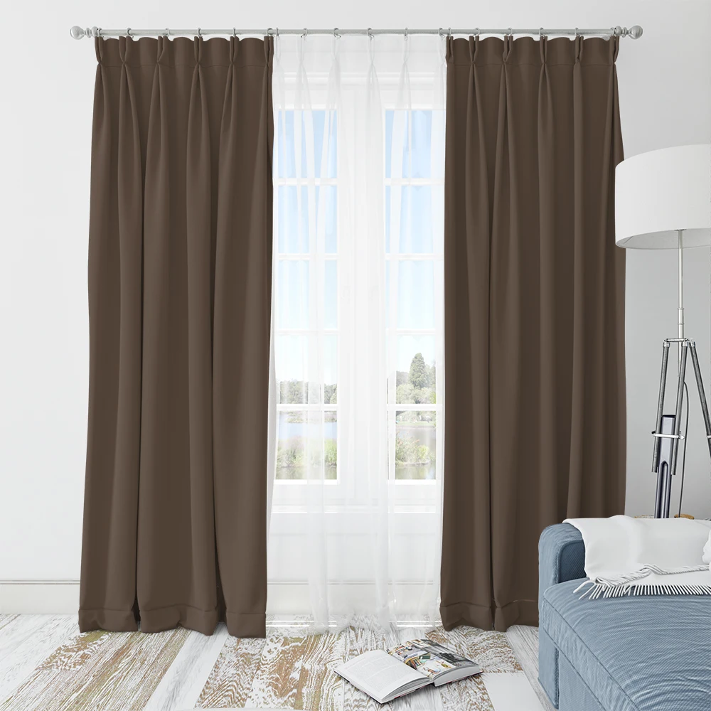 

Custom Simplicity Morden Pure Color Curtains for Bedroom Living Room Blackout Shading Window Home Decoration Curtains