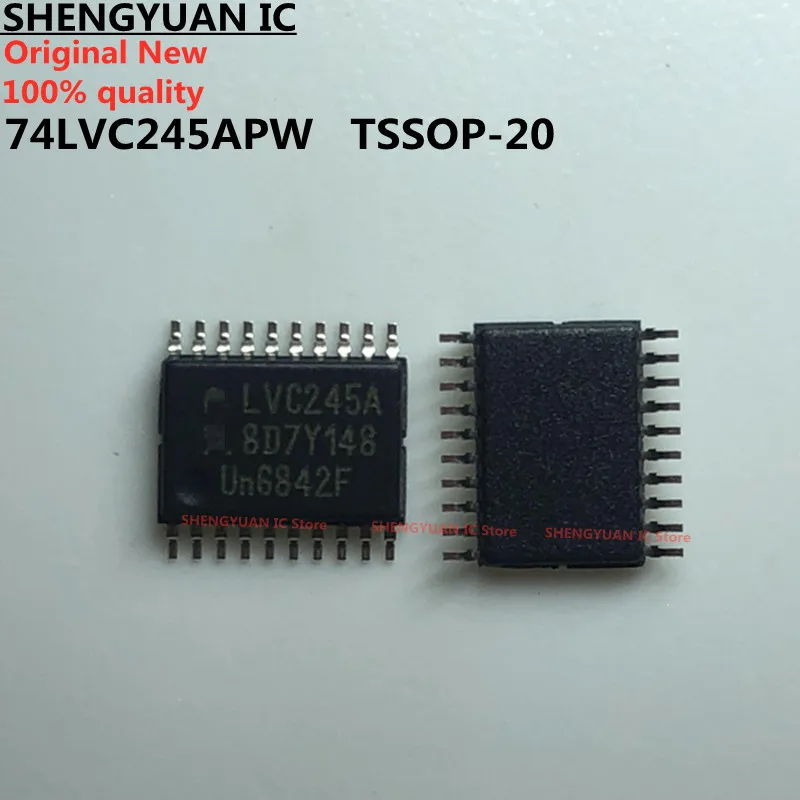 

10 шт./лот 74LVC245APW LVC245A TSSOP20 74LVC245A Octal bus трансивер; 3-состояния 100% новый импортный оригинальный 100% качество