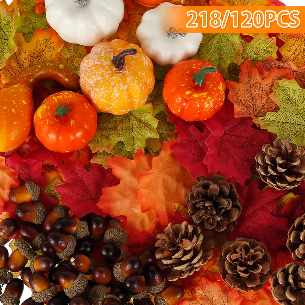 120/218 шт. декоративные тыквы на День Благодарения |