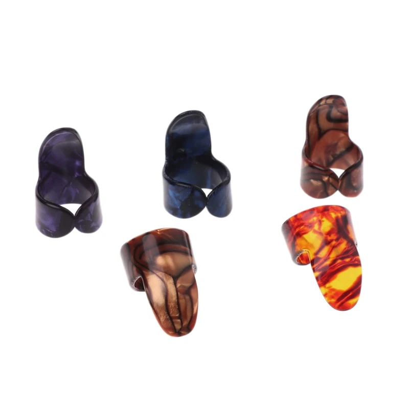 

Index Finger Guitar Pick Celluloid Mediator for Acoustic Electric Guitar