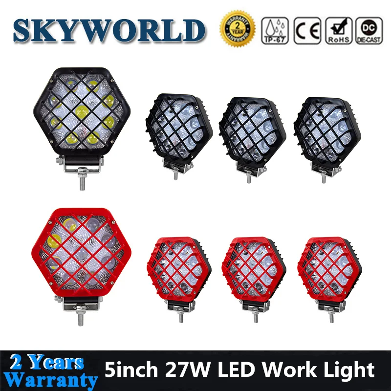 

4pcs/Lot 5inch 5D LED Light Bar/Work Lights 12V 24V Spot Offroad Driving Fog Lamp 4x4 4WD For Truck Tractor Uaz ATV Spotlights