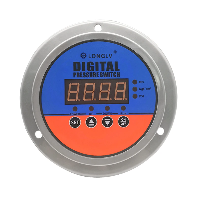 LONGLV  YL-818Z axial vibration-resistant digital display electric contact pressure gauge