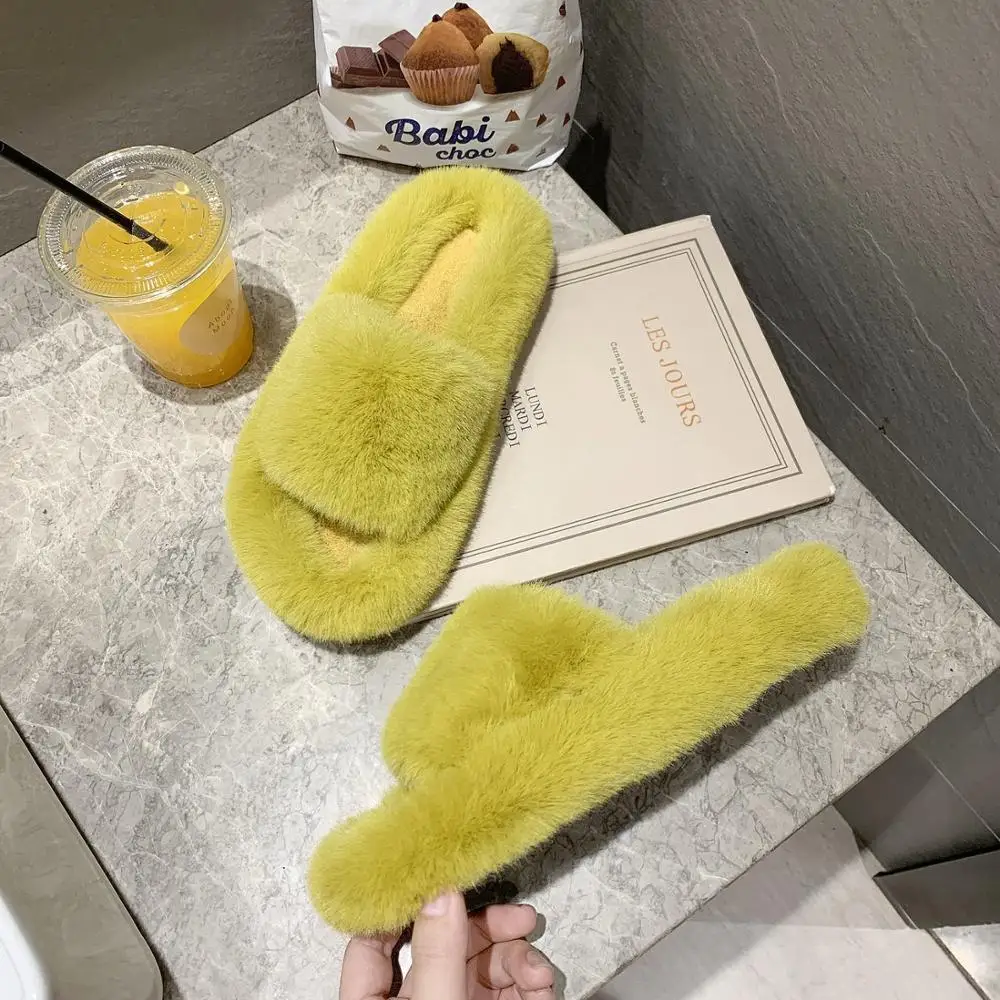 PUPUDA/новые меховые тапочки Женские зимние легкие женские Домашние удобные
