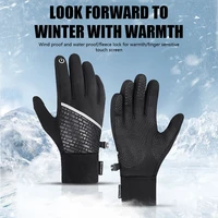 kyncilor winter men women gloves waterproof windproof touch screen gloves for skiing riding running black outdoor accessories