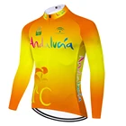 Андалусия летние спиральные Мальты Malliot 2021 Camiseta Masculino Cyclisme Homme Maillot Hombre Maglia Ciclismo Uomo Джерси