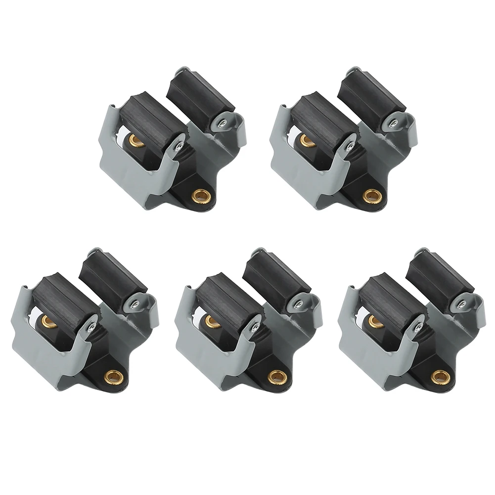 5 pcs 5 шт. крюк для швабры швабра и метла Держатель Метла Органайзер плоскогубцы на стене сад хранения стеллаж с винтами полки - Цвет: 5 pcs