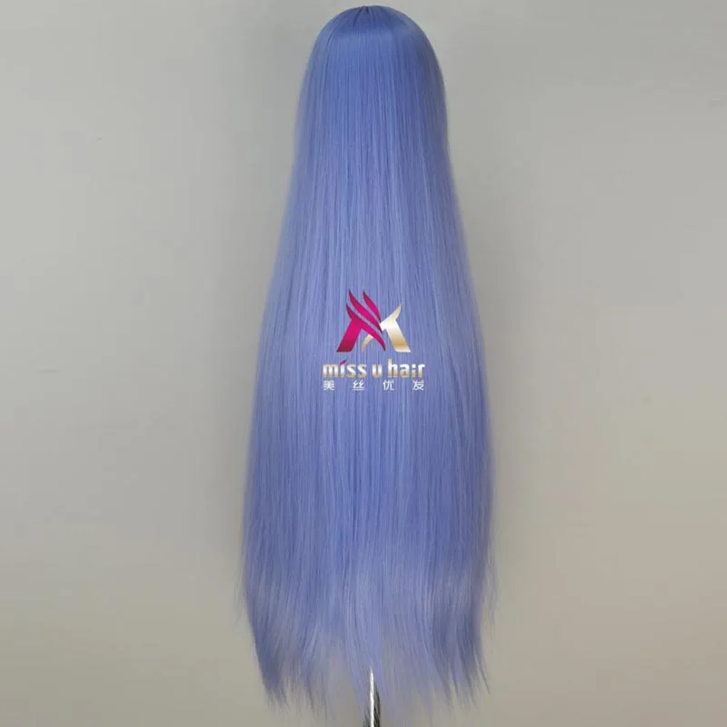 Парик для косплея японского аниме акам 100 см Синий парик Bluebell длинные синие