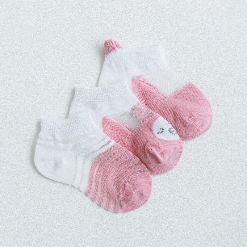 1 Pair Breathable 6~12 Monthes Old Baby Sock Newborn Boy Girl Ankle Socks Infant Summer Short 6 Color Available | Детская одежда и