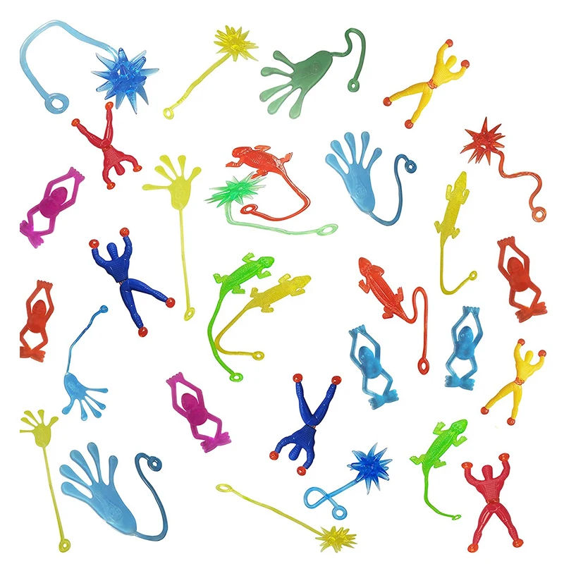 

6Piece Sticky Toys You Throw At The Wall Anti Stress Prank Gadgets Party Favor Birthday Funny Gift for Boys Girls