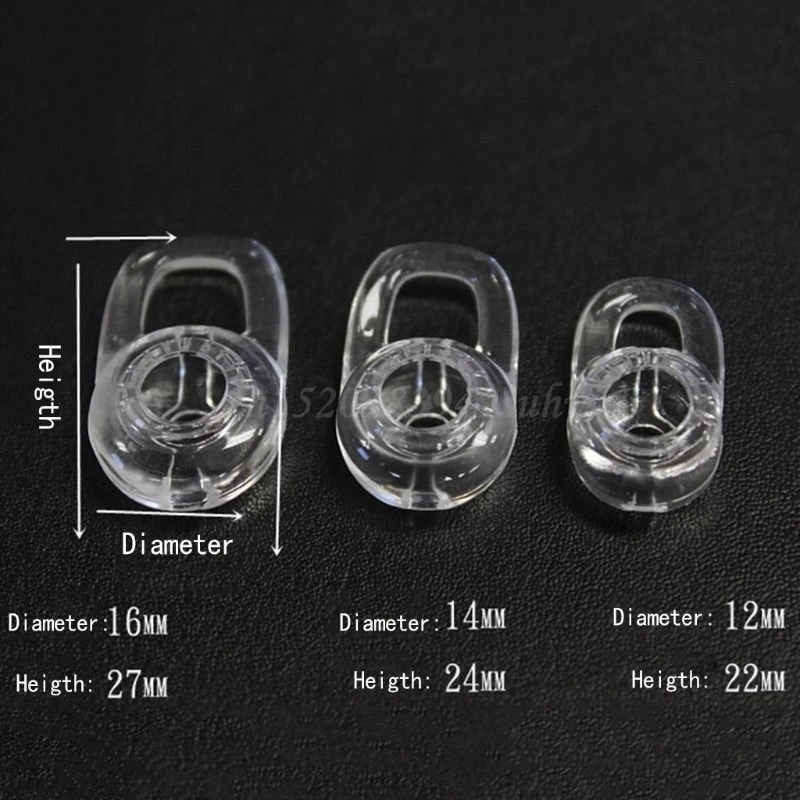 

1Set Earbuds Earplugs Ear Gels Hook for Plantronics Marque M155/2M165 for Savor M1100 Wireless Bluetooth Headset Accessories