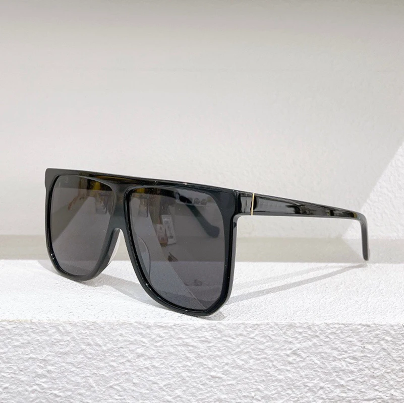 

Transparent large frame gray lens LW300011 fashion women's sunglasses simple men's glasses