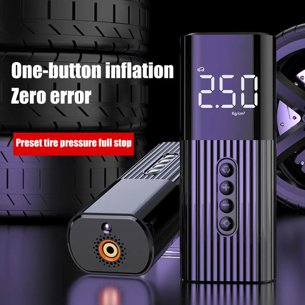 Новый 12V 100PSI Перезаряжаемые воздушный насос для шин беспроводные Портативный