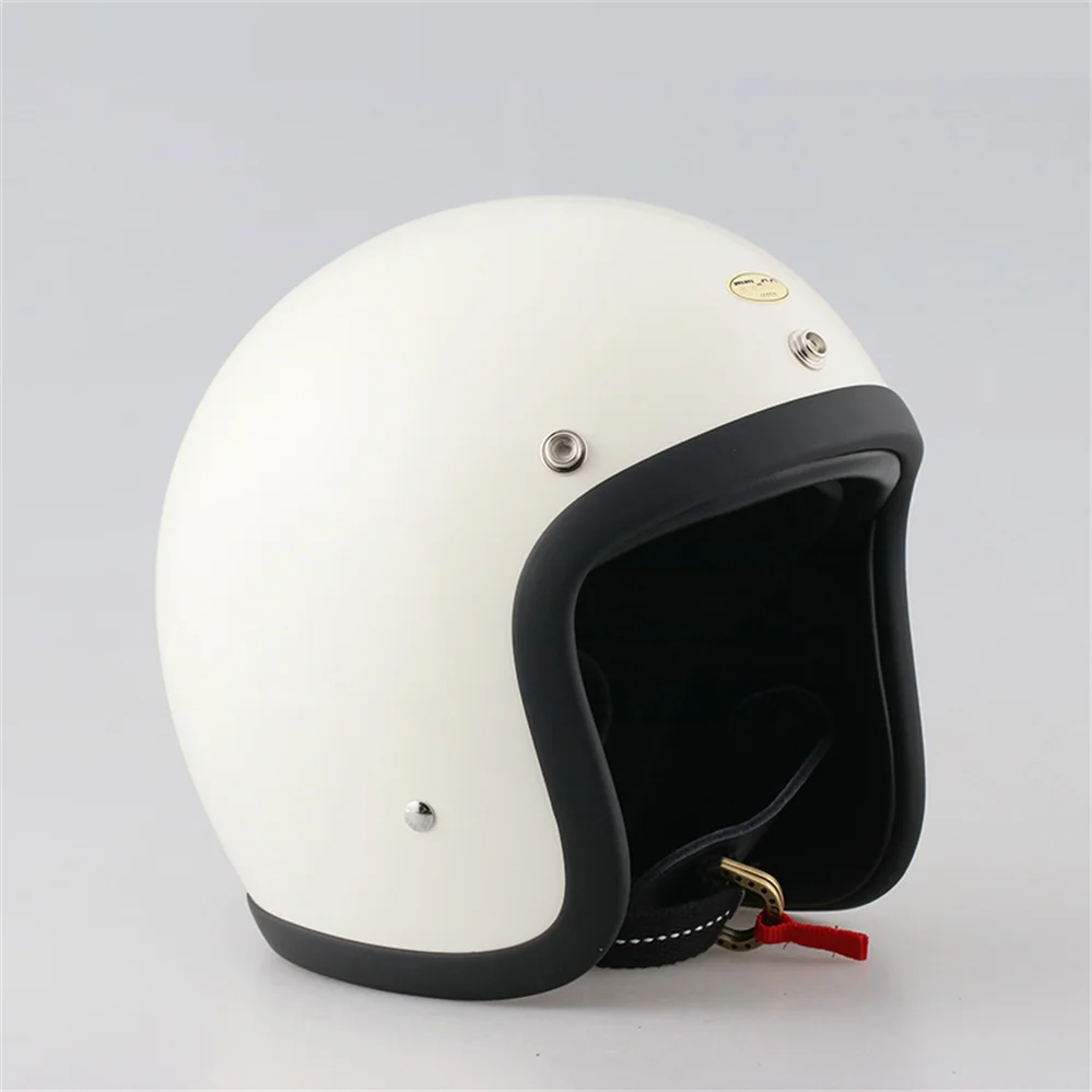 

Винтажный мотоциклетный шлем TT & CO в японском стиле, легкая оболочка из стекловолокна, для скутера, полушлем для мотокросса