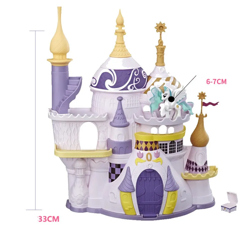 

Hasbro My Little Pony: Friendship is Magic Central City Castle Universe Princess 33CM Surprise Holiday Birthday Gift for Girls