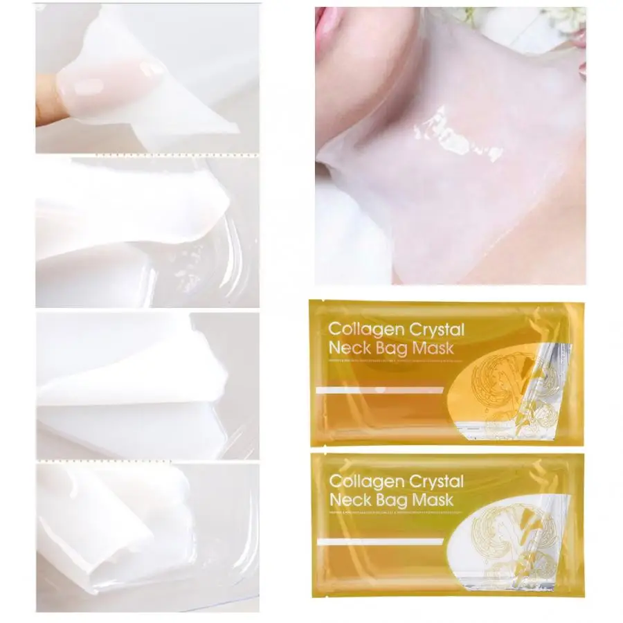 Золотая коллагеновая маска для шеи и крем Xhekpon Crema сывороточная протеиновая