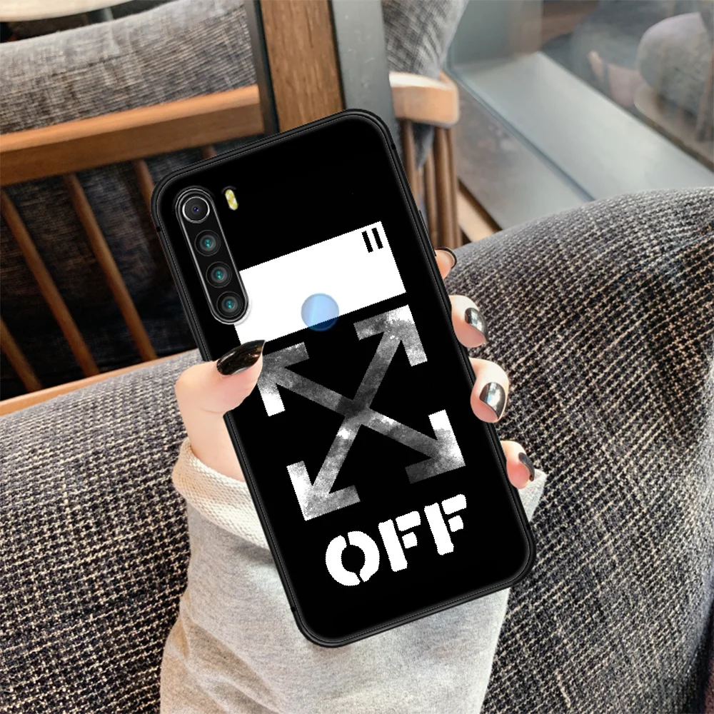 

Off Ow brand Mona Lisa Phone Case Cover Hull For XIAOMI Redmi 7 7a 8 8a 9 9a NOTE 6 7 8 8t 9 9s Pro Max 4X black Bumper Pretty