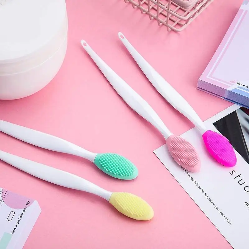 5 шт случайный цвет силиконовый двухсторонний отшелушивающий для лица Очищение