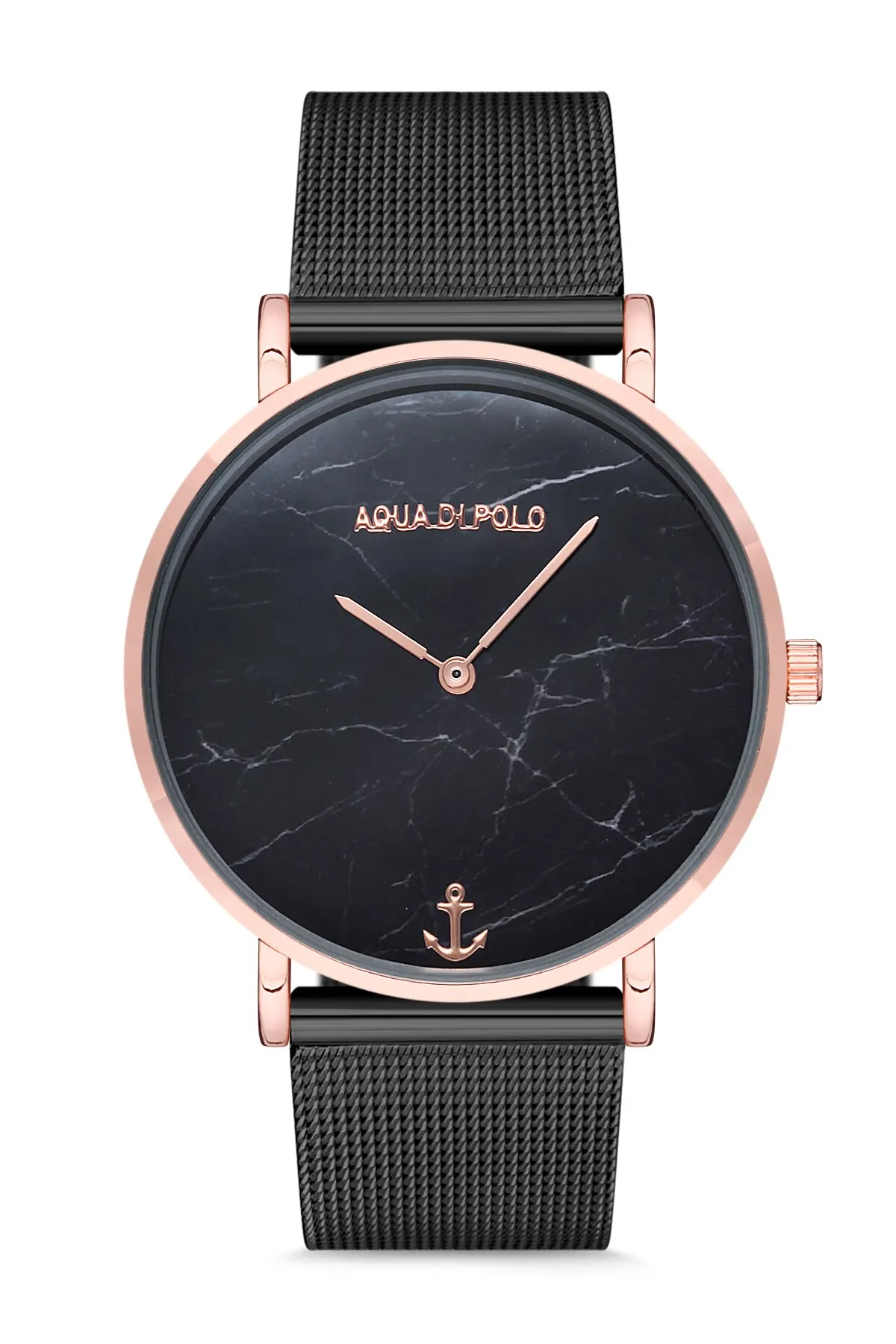 

2020 top Brand Luxury Fashion Unisex Black Steel Quartz Wrist watch APL12C670H06 Aqua di Polo 1987