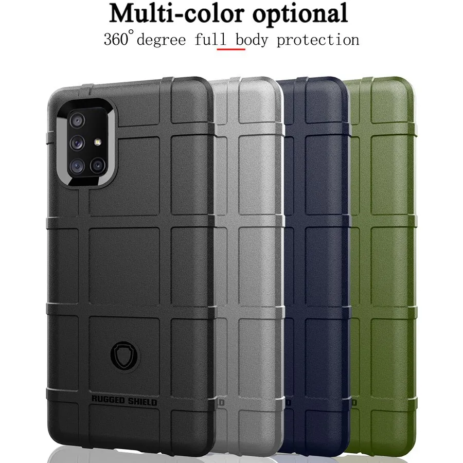 For Samsung A71 A51 5G Case Rugged Armor Shockproof Back Cover Galaxy A91 A81 A41 A31 A21 A11 A01 M31 M21 M30S | Мобильные телефоны