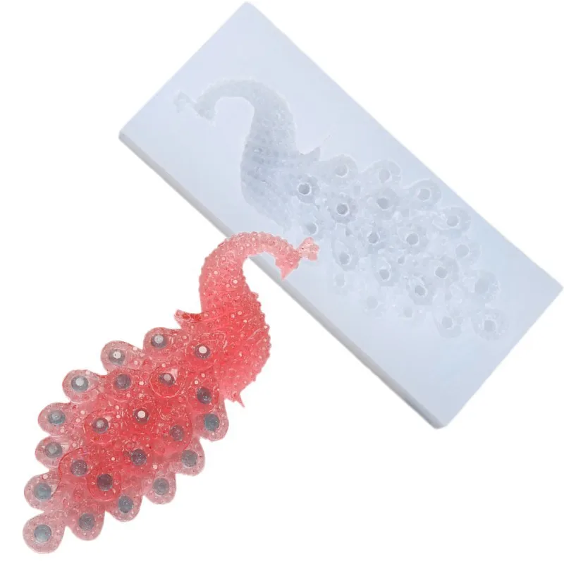 1 шт. силиконовая форма в форме павлина для украшений сделай сам | Дом и сад