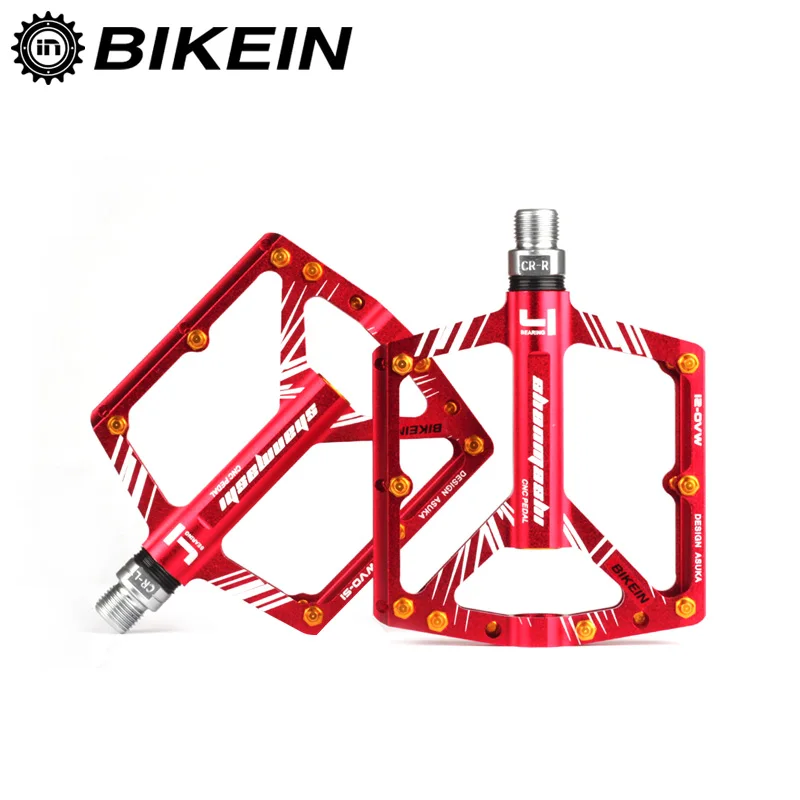 BIKEIN 9/16 сверхлегкий MTB Pedaal Fietsen BMX Pedalen Fiets Pedaal Platte Pedalen для горных велосипедов аксессуары 310 г